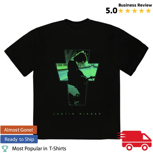 Justin Bieber Cross Photo New T-Shirt