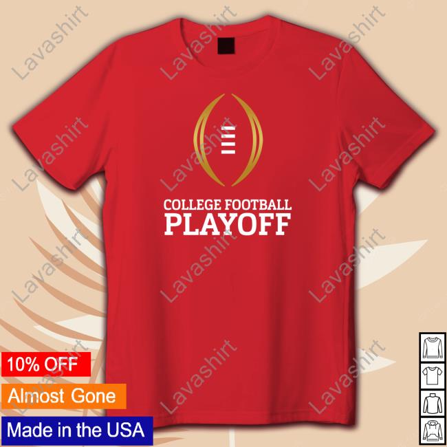 Official College Football Playoff Logo Black Tee Official College Football Playoff Logo Black Long Sleeve Tee