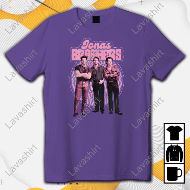 Jonas Brothers Purple Retro Tee