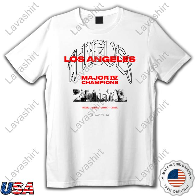 100 Thieves Merch La Thieves Los Angeles 2023 Major Iv Champions Shirt