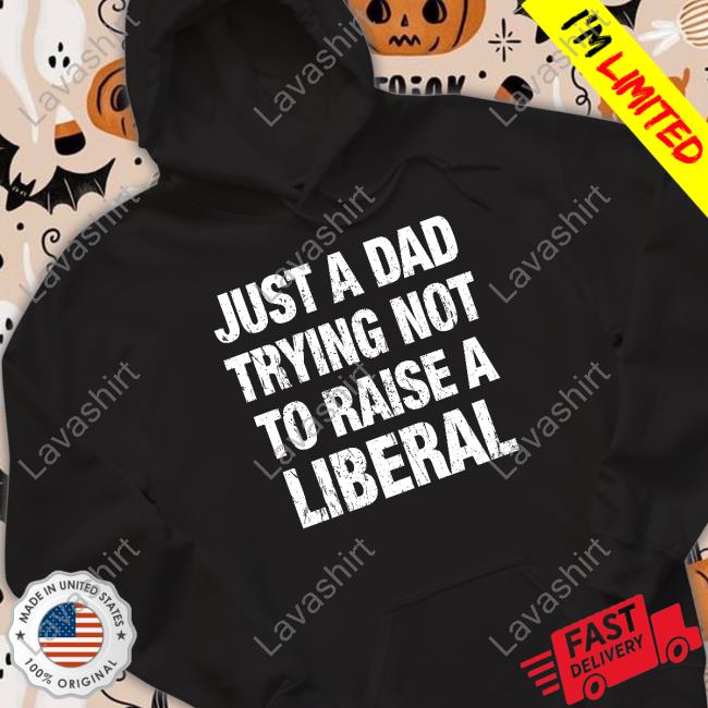Printed Kicks Merch Zeek Arkham Just A Dad Trying Not To Raise A Liberal Hoodie