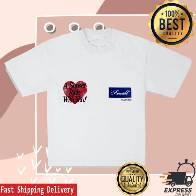 Official Senvoler Store Shop Senvoler Studio Sunset Ride Boxy Tee