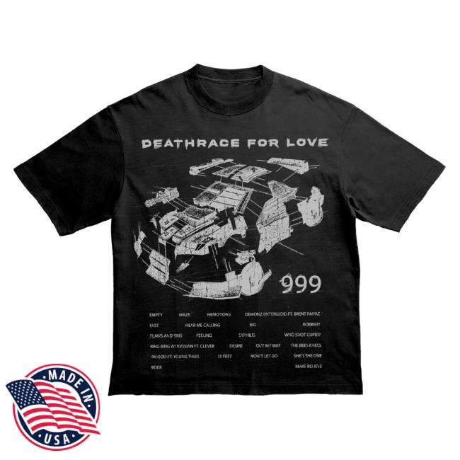 999 Club Merch Deathrace For Love Wrecked T Shirt