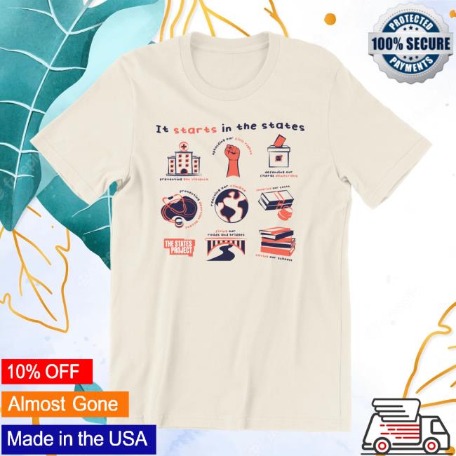 The States Project Official Store Merch | It Starts In The States T Shirt