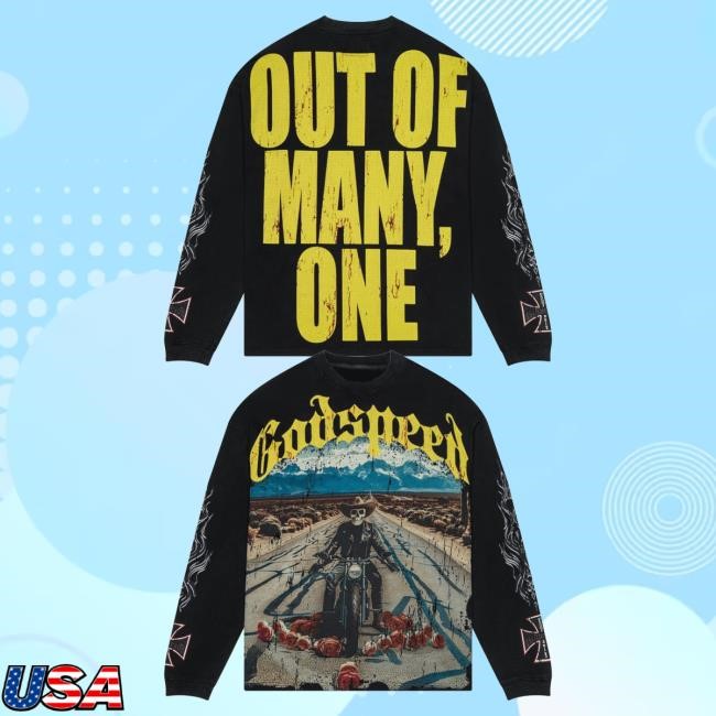Official Godspeed New York Clothing Shop Long Lonely Road Long-Sleeve (Black Wash)