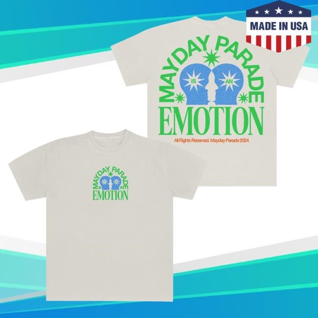 Official Mayday Parade Merch Store Shop Mayday Parade Emotion - Ivory Attractive Shirt