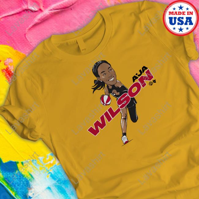 A'ja Wilson Caricature Hoodies Breakingt Merch A'ja Wilson Caricature Sweater Breakingt Merch