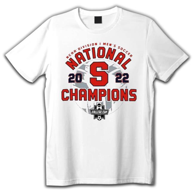 Syracuse Orange Fanatics Branded 2022 NCAA Men's Soccer National Champions Locker Room Tee
