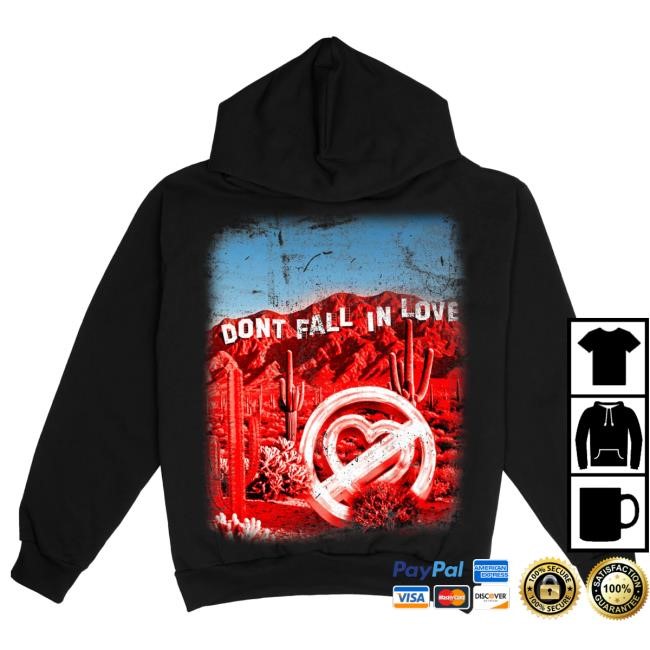 Don't Fall in Love Fest Festival Desert - Black S/S (Fest) T Shirt Complex Merch Store Official