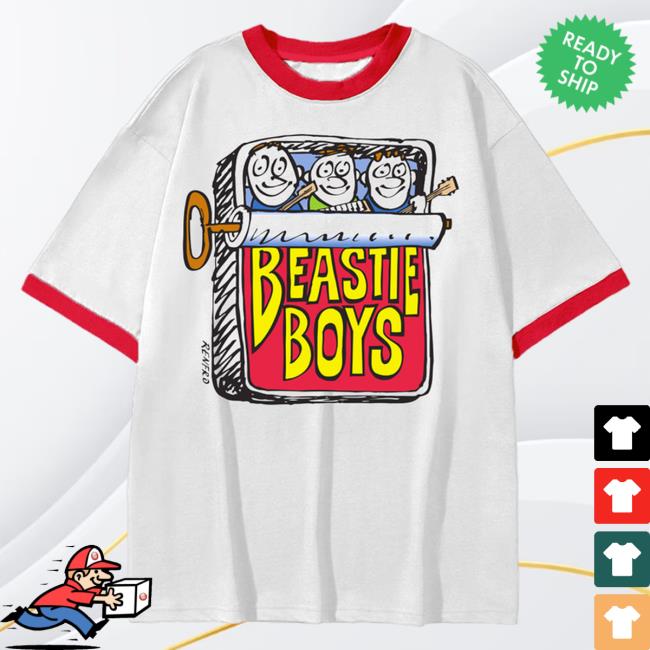 Beastie Boys Merch Sardine Can Ringer Long Sleeved T Shirt