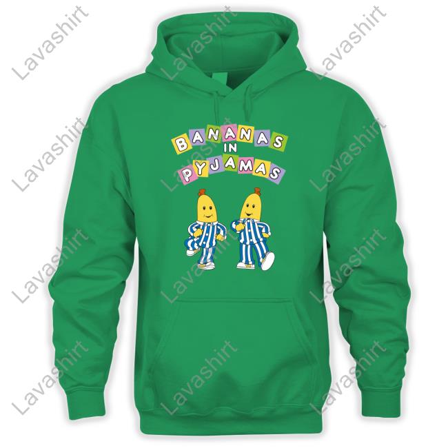 Abc Merch Official Bananas In Pyjamas Adult Hoodie