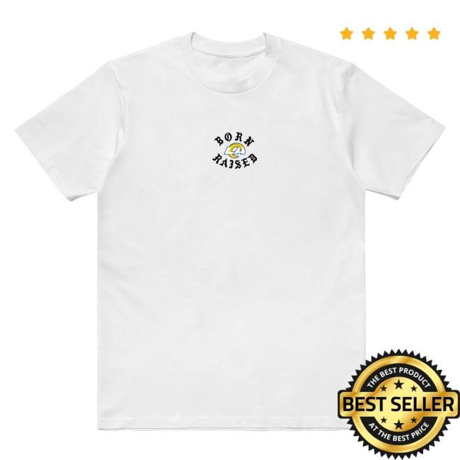 Official Born X Raised Merch Store Shop Born X Raised + Los Angeles Rams Viva Los Popover Shirt: Black BornxRaised