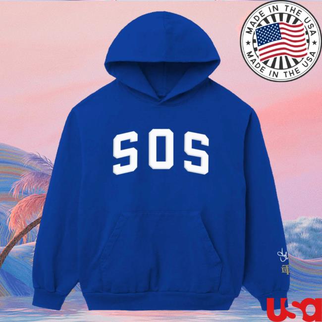 Top Dawg Entertainment Merch Txdxe Clothing Shop Sza Merch Sos Pull Over Hoodie Blue