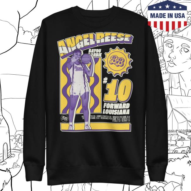 Official Angel Reese Merch Store Angel Reese "Retro" Shirt Angel Reese Apparel Clothing Shop