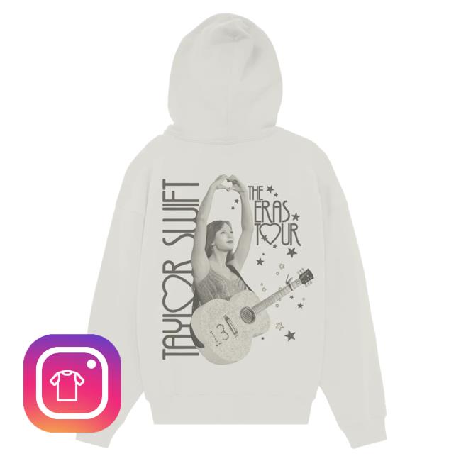 Officia Taylor Seift Swift Clothing Store Shop Taylor Swift The Eras Tour Heart Photo Crew neck Taylorswift