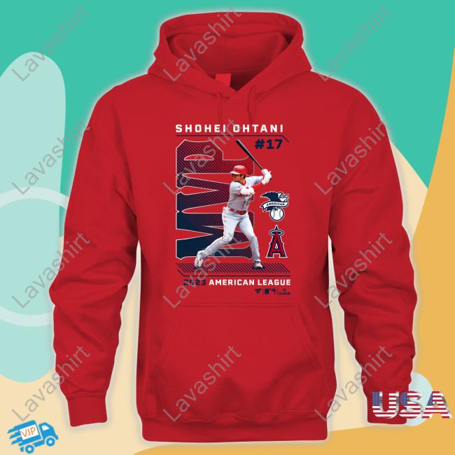 Shohei Ohtani Los Angeles Angels 2023 AL MVP T-Shirt Red