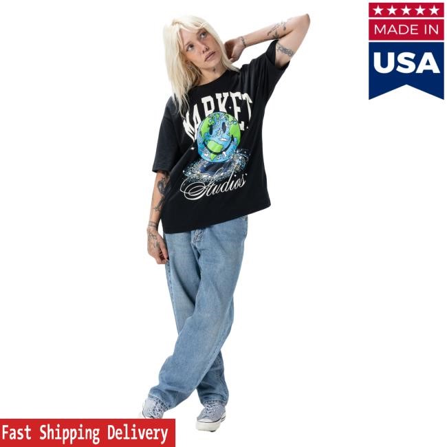 Chinatown Market Smiley Galaxy Tshirt Market Studios Merch Store Official