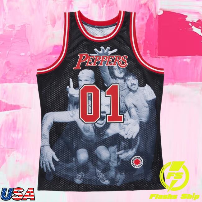 Official Red Hot Chili Peppers We See You Basketball Jersey Shirts