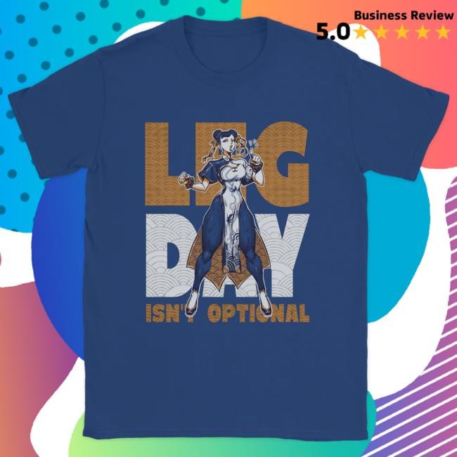 Official Ten/O STREET FIGHTER - 'Leg Day' Tee - Royal Blue