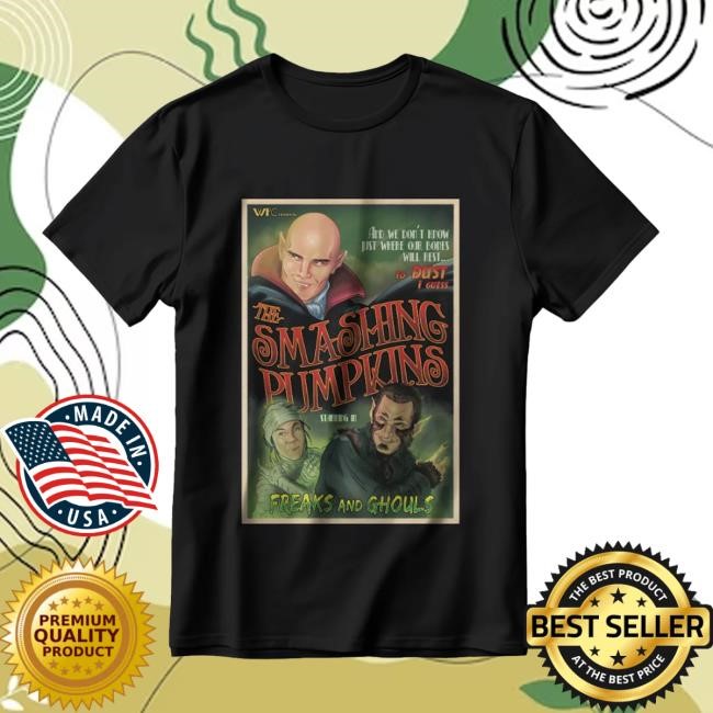 Official Smashing Pumpkins Merch Store Freaks And Ghouls New Shirt – The Smashing Pumpkins