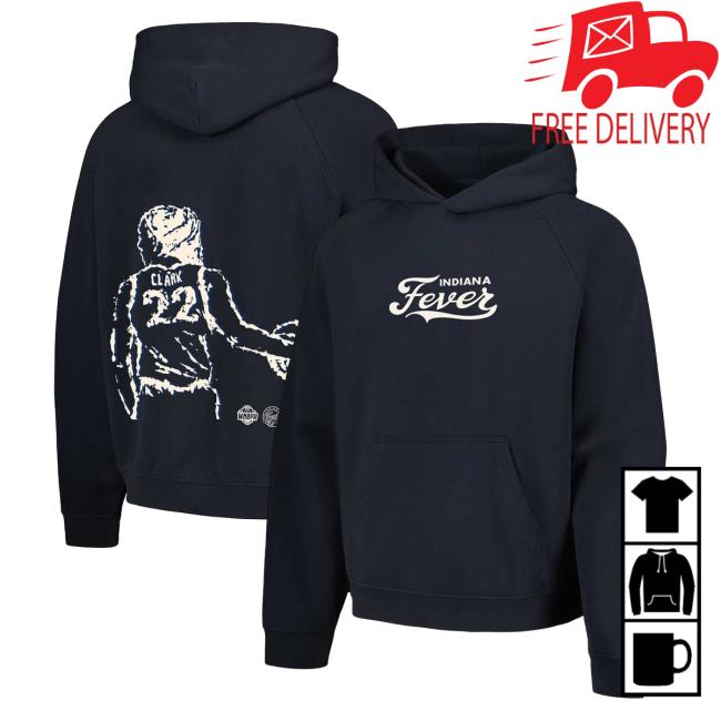 Official Caitlin Clark Indiana Fever round21 Unisex Draft Night Popover Hoodie - Black
