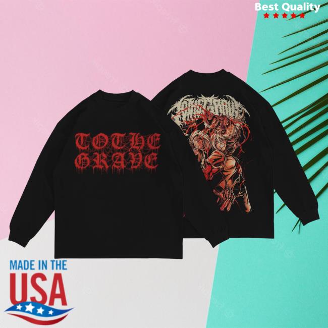 Official To The Grave Rising Merch To The Grave - Chainsaw Man Crossover Crew Risingmerch