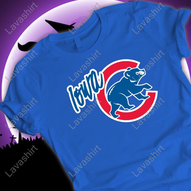 MiLB Iowa Cubs Walking Bear T-Shirt