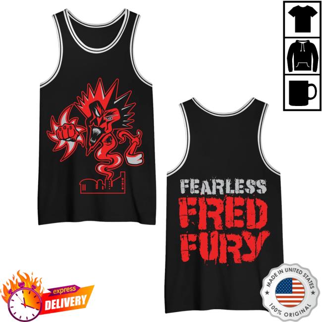 Official Icp Merch Clothing Store Insane Clown Posse Fearless Fred Fury Black - Basketball Jersey Shirt New