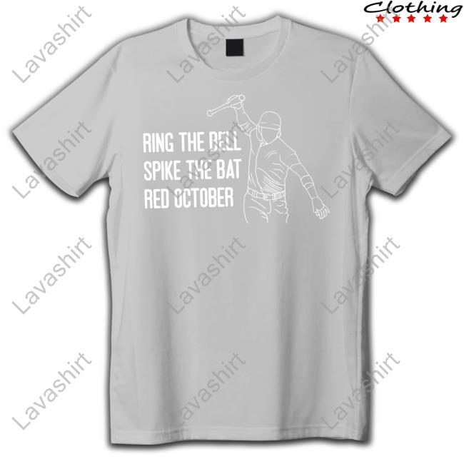 Barstool Sports Ring The Bell Spike The Bat Red October T-Shirt