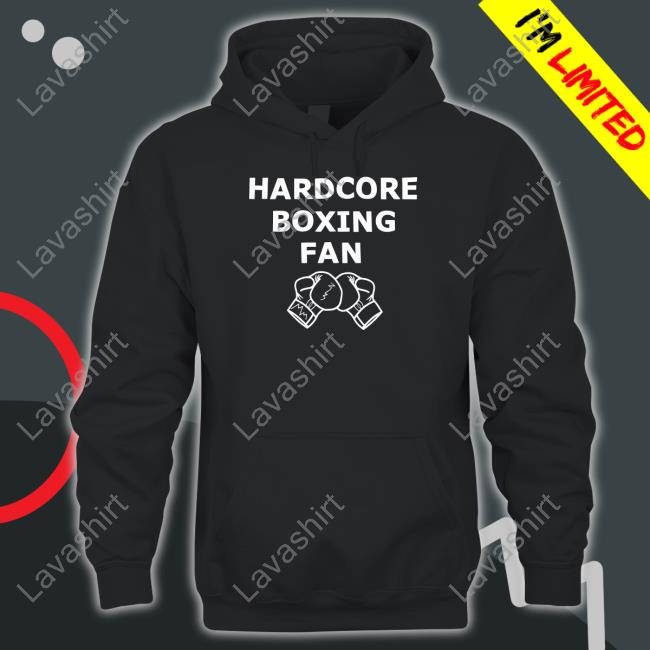 Hardcore Boxing Fan Shirt Black