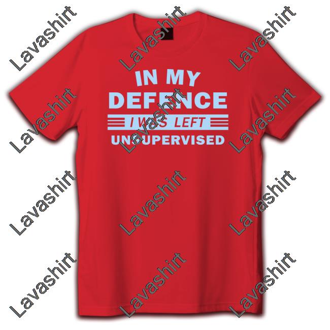 In My Defence I Was Left Unsupervised T-Shirt
