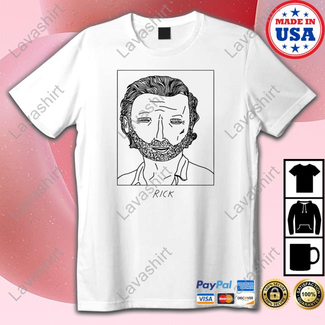 Badly Drawn Rick Grimes Walking Dead T-Shirt