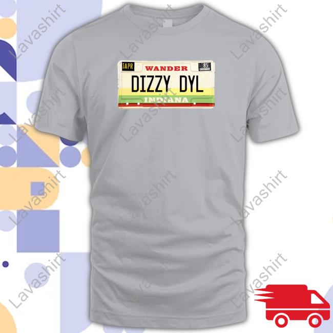Official Wander Dizzy Dyl Indiana Plate Crewneck Sweatshirt