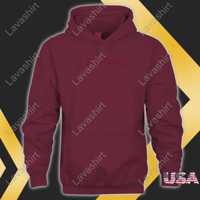 Adele I Drink Wine Burgundy Long Sleeve