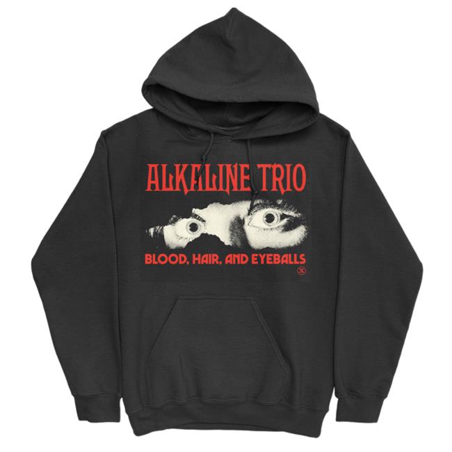 Official Alkaline Trio Merch Store Shop Alkaline Trio BHE Stare Popover Sweatshirt (Black)