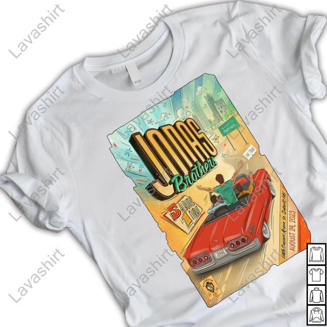 Jonas Brother Merch Detroit Tee Shirt
