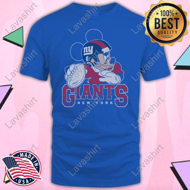 Official Dynasty Sports Shop New York Giants Mickey At Quarterback Disney Vintage Football Hoodie