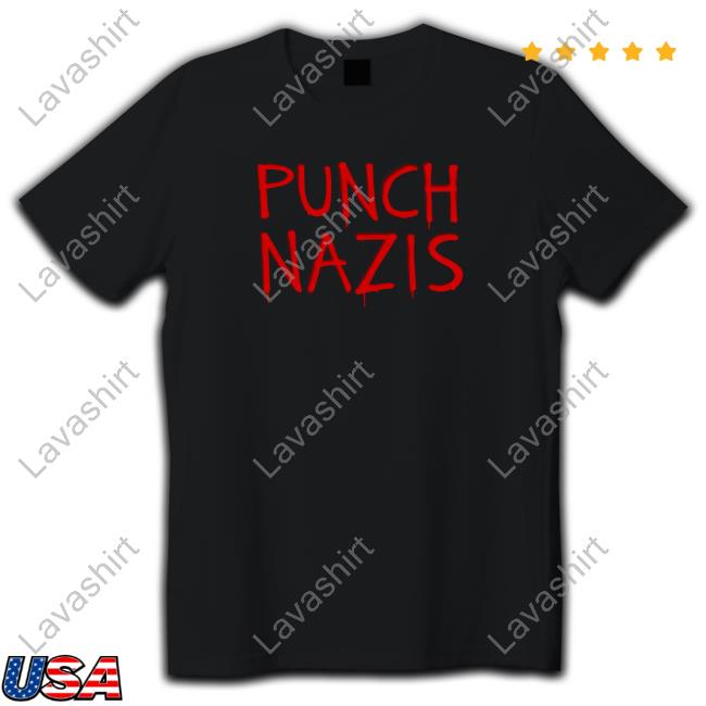 Rob Sheridan Punch Nazis T-Shirt Glitch Goods Merch