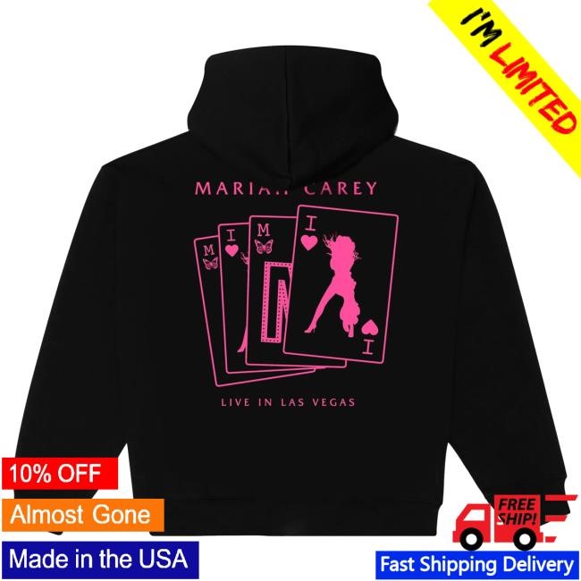 Mariah Carey Unisex-Adult Official Merch Mimi Las Vegas Zip Up Hoodies