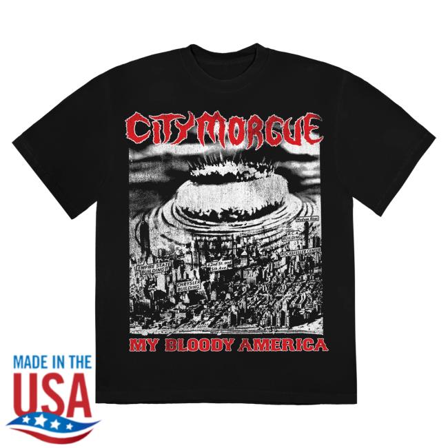 Official City Morgue Clothing Shop My Bloody America Top Shirt 3 Citymorgue Merch