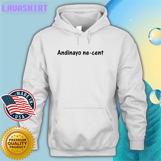 Andinayo Ne-Cent Long Sleeve T Shirt White Khayelitsha Entertainment