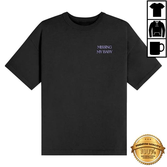 Selena Quintanilla Merch Missing My Baby Tee – Black