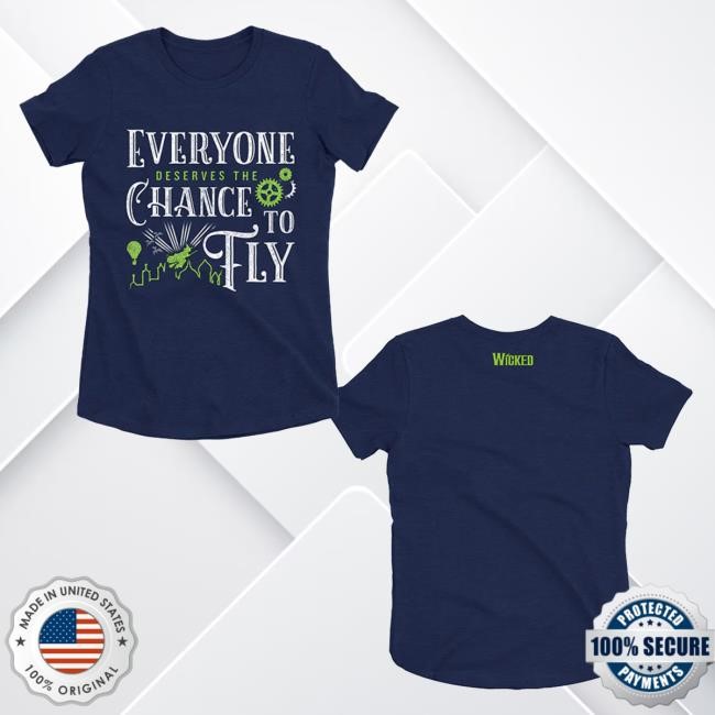 Wicked Women's Chance to Fly Short Sleeve Shirt Wicked the Musical Shop