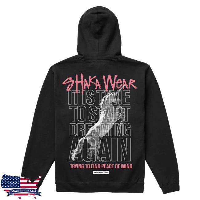 Official Primitive Skateboarding Apparel Clothing Merch Store Shop Runner It Is Time To Start Dreaming Again Hoodie