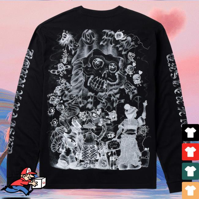 Official Born X Raised Merch Store Shop Vargas Long Sleeve Tee Shirt: Black – Born X Raised BornxRaised
