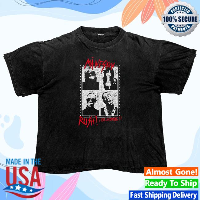 Official Maneskin Merch Store Maneskin RUSH! Black Tshirt