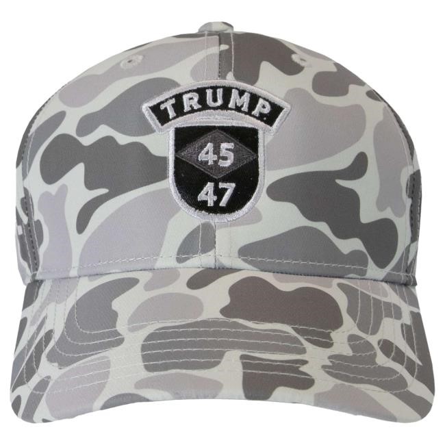 Official Donald Trump Merch Store Donald Trump Trump Fudd Duck Camo Hat Gray Donald Trump Apparel Clothing Shop DonaldTrump