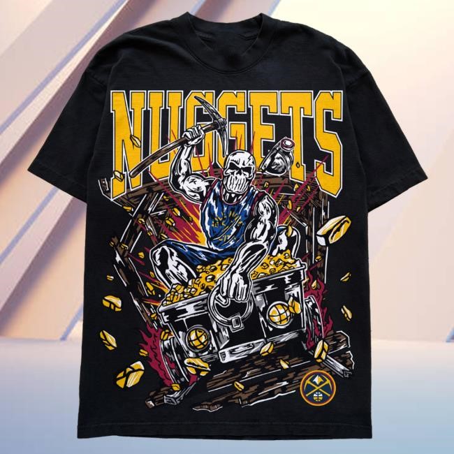 Nuggets Gold Fury Tee | Warren Lotas Official NBA
