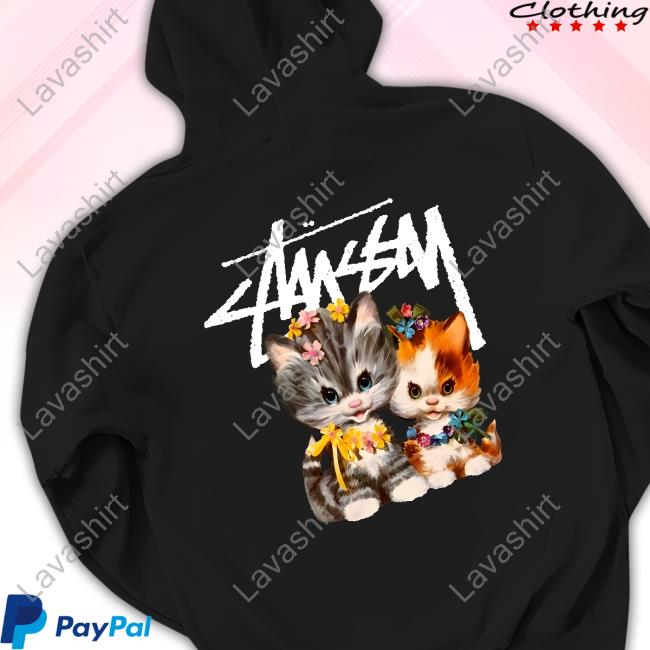 Stussy Kittens Tee Official Stussy Kittens Shirts