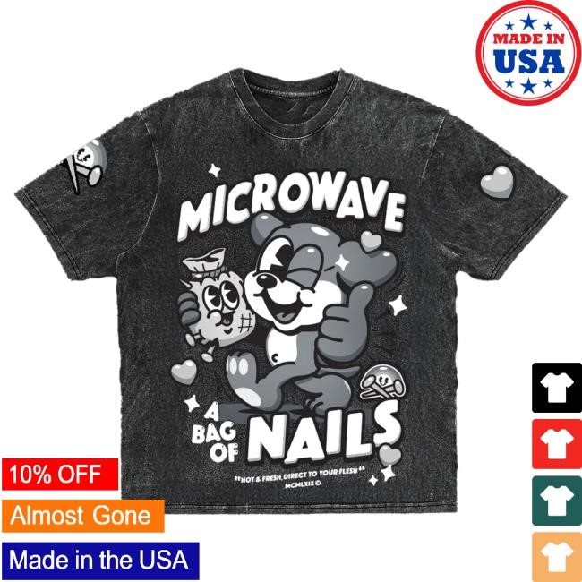 Authentic Microwave Acid Wash T-Shirt Cool Shirtz Merch